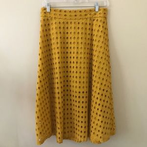 H&M high waisted midi skirt